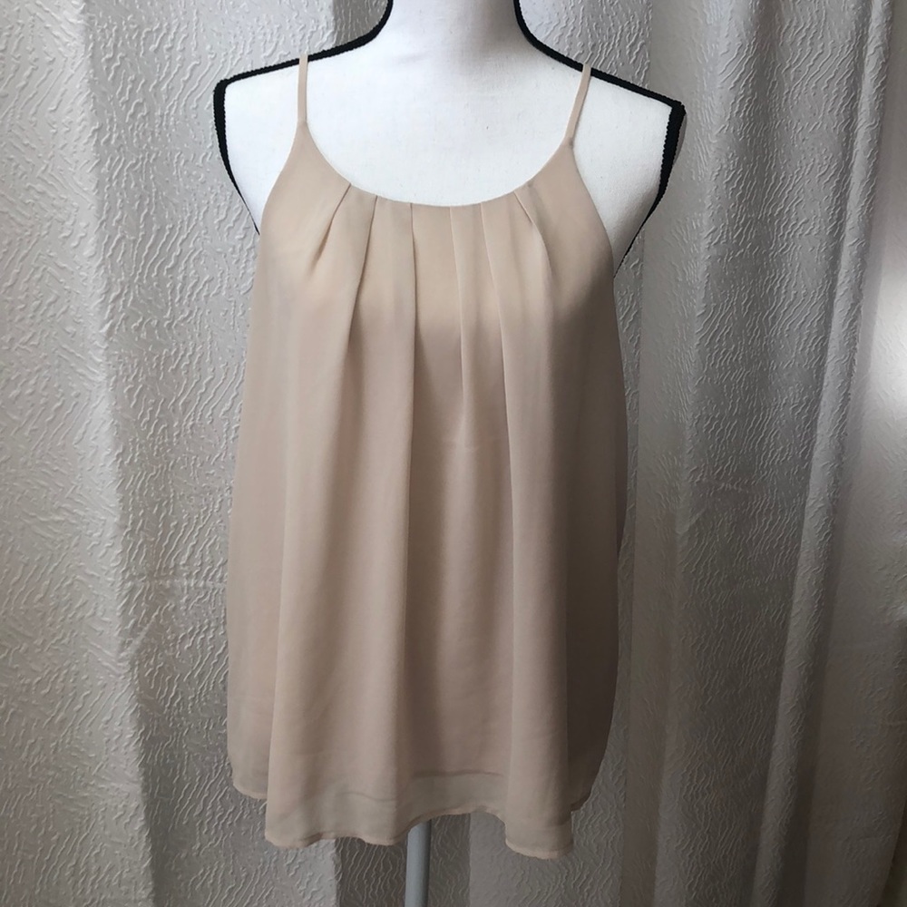 Soft Pink Sleeveless Blouse
